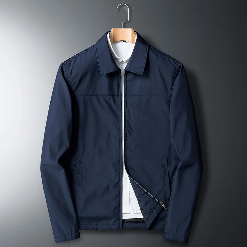 Wrinkle-Resistant Zip Shell Jacket