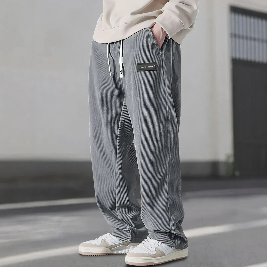 Vintage Corduroy Straight Trousers
