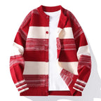 Horizontal Stripe Soft Knit Cardigan