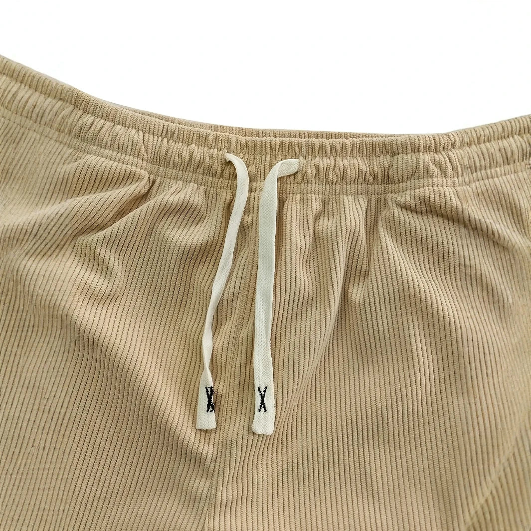 Vintage Corduroy Straight Trousers