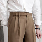 Straight Leg High Waist Trousers