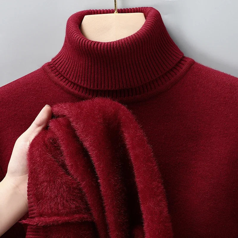 Classic Roll Neck Knit Jumper