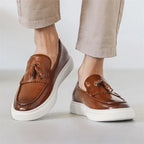 Tassel Leather Loafers