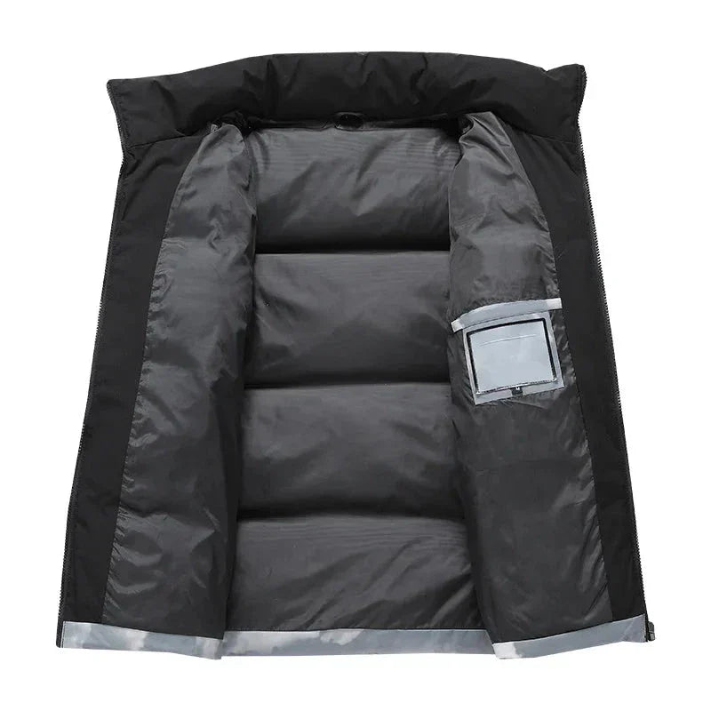 Cloud-Pattern Two-Tone Puffer
