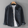 Corduroy Overshirt with Chest Pockets