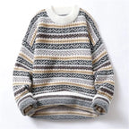 Fair Isle Brushed Wool Sweater