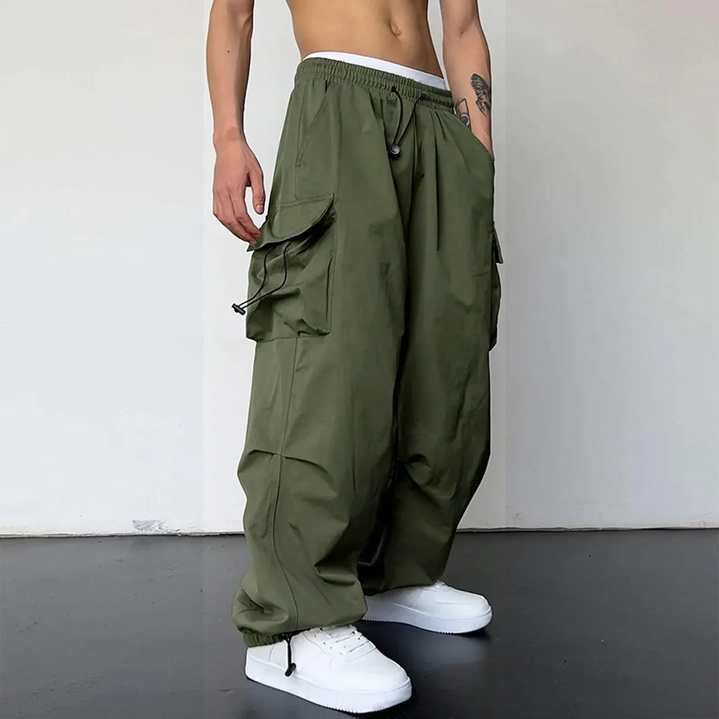 Multi-Pocket Street Cargo Trousers