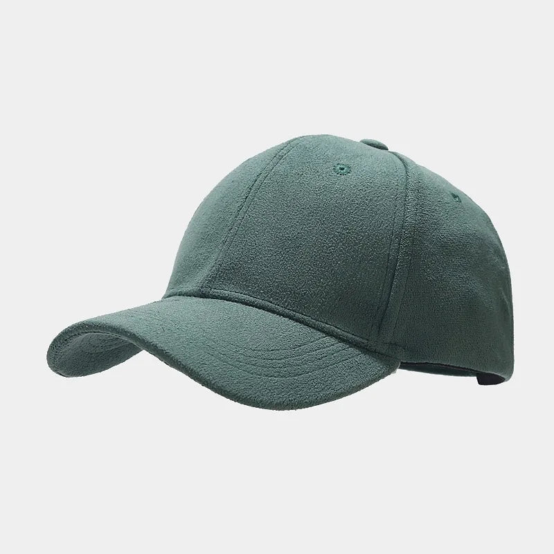 Faux Suede Vintage Flat Cap