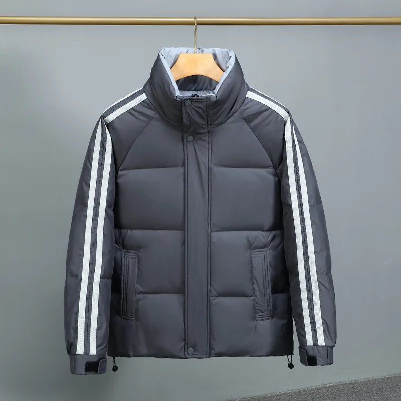 High-Collar Insulated Down Puffer