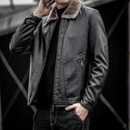 Fur Collar Premium Leather Jacket