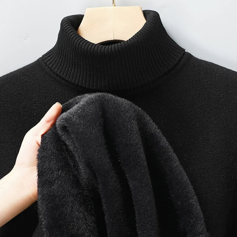 Classic Roll Neck Knit Jumper