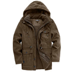 Fleece-Lined Adjustable Hood Parka