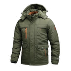 Adjustable Hood Insulated Winter Jacket