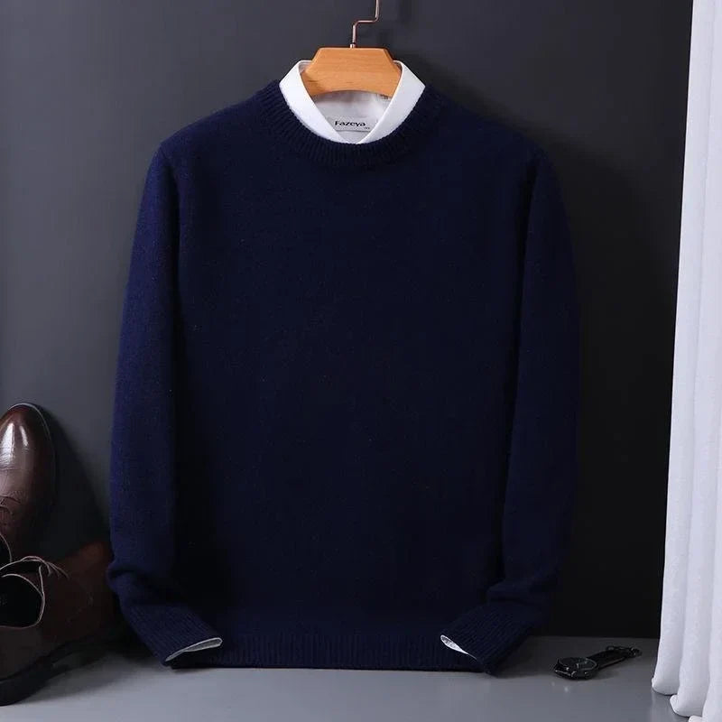 Pure Cashmere Crew Neck Sweater