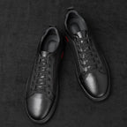Weather-Resistant Leather Sneakers