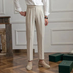 Straight Leg High Waist Trousers