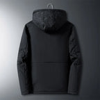 Quilted Fleece Lined Hooded Jacket