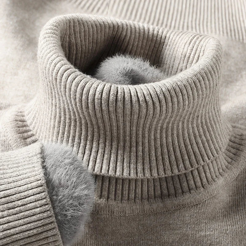 Classic Roll Neck Knit Jumper