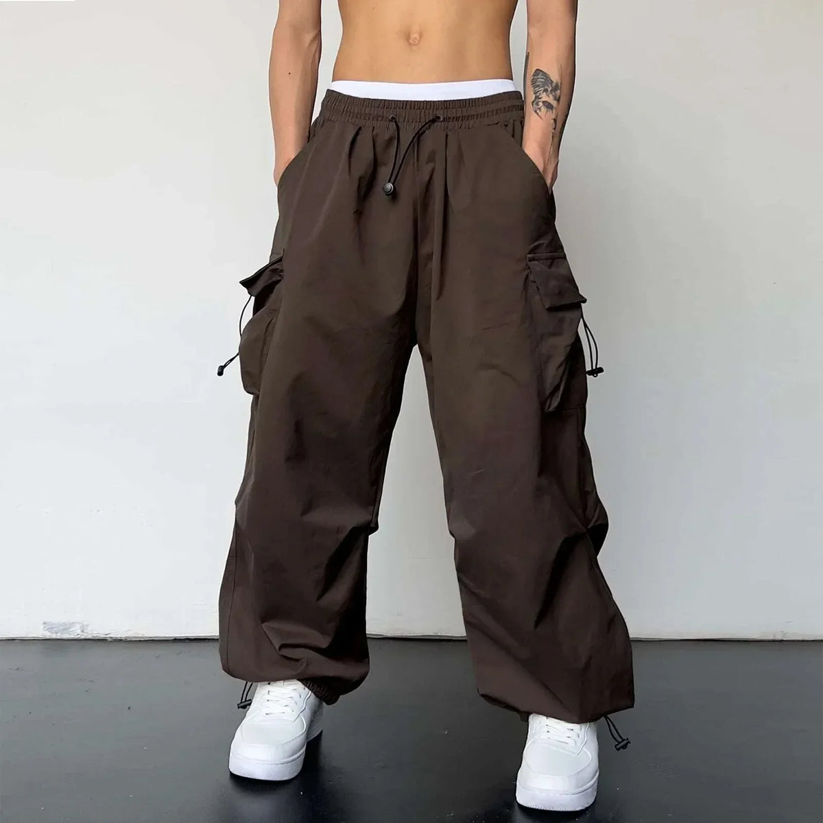 Multi-Pocket Street Cargo Trousers