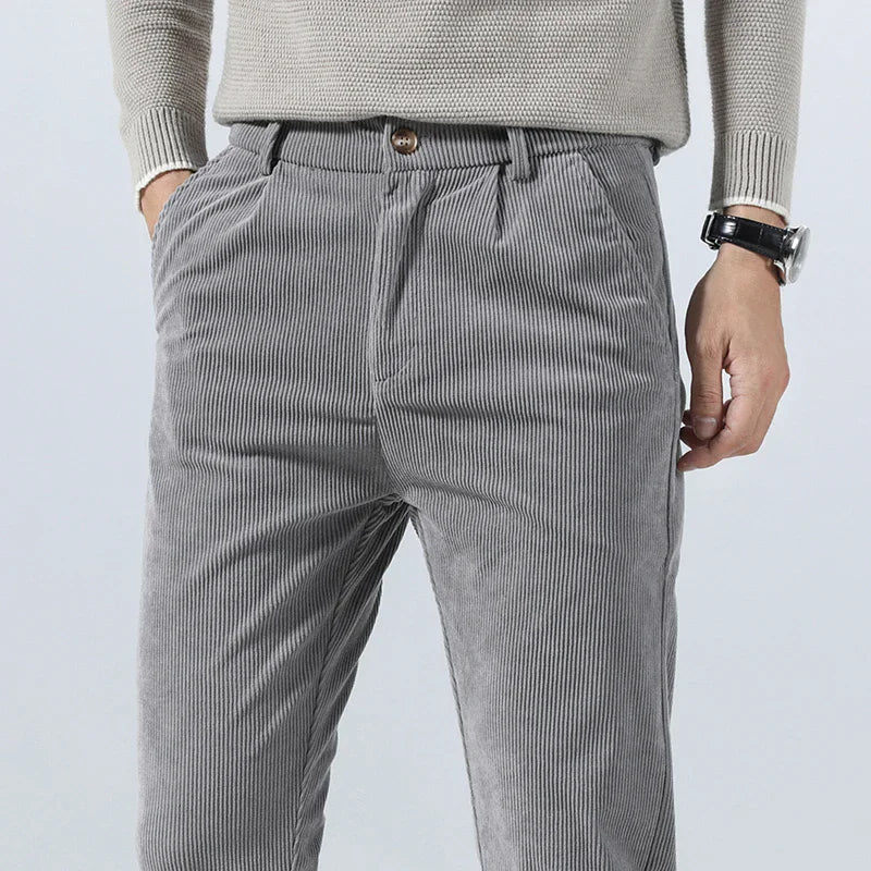 Buttery Soft Corduroy Tailored Trousers