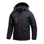Adjustable Hood Insulated Winter Jacket