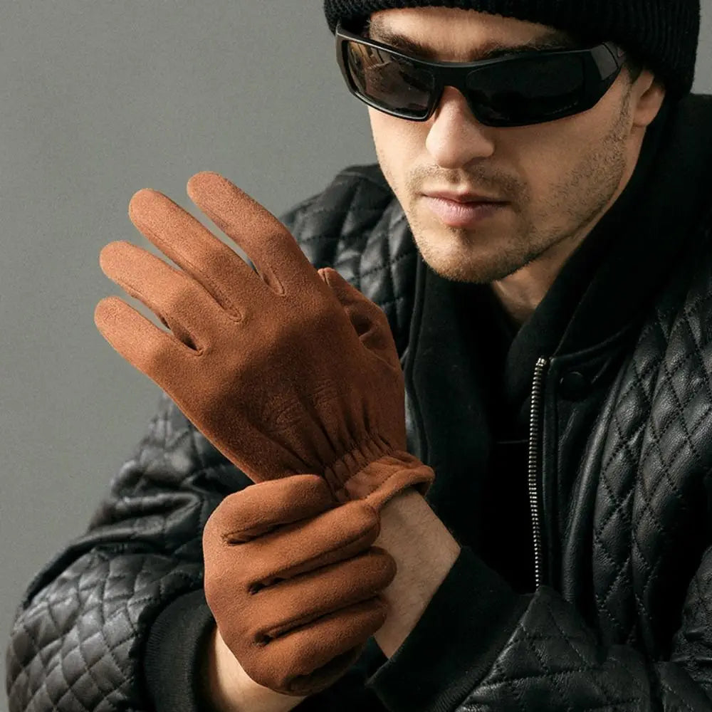 Touchscreen Suede Gloves
