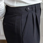 Straight Leg High Waist Trousers