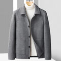 Textured Herringbone Wool Jacket