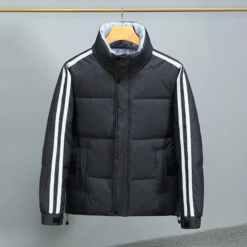 High-Collar Insulated Down Puffer