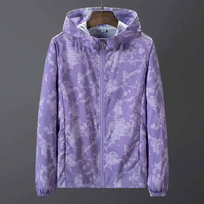 Tonal Camo Lightweight Windbreaker