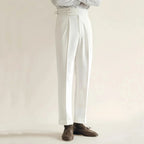 Pleated High Waist Dress Trousers