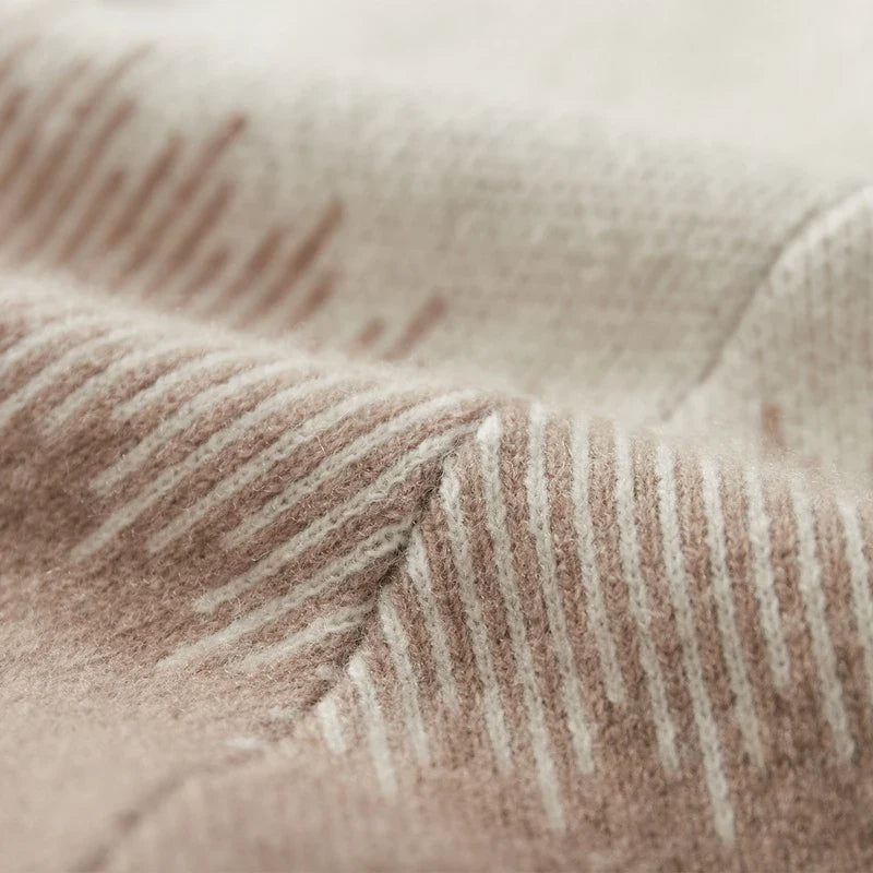 Tonal Gradient Merino Wool Sweater