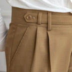 Straight Leg High Waist Trousers