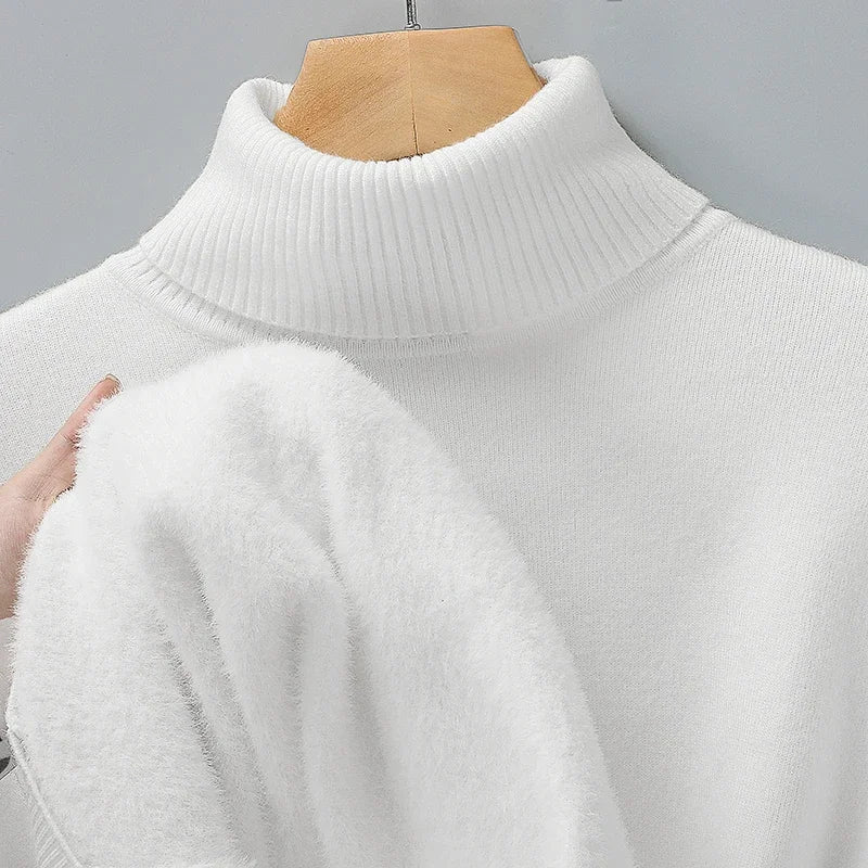 Classic Roll Neck Knit Jumper