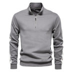 Side-Stripe Quarter Zip Sweatshirt