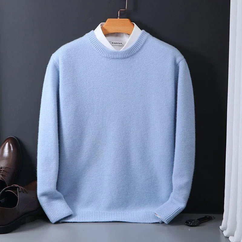 Pure Cashmere Crew Neck Sweater