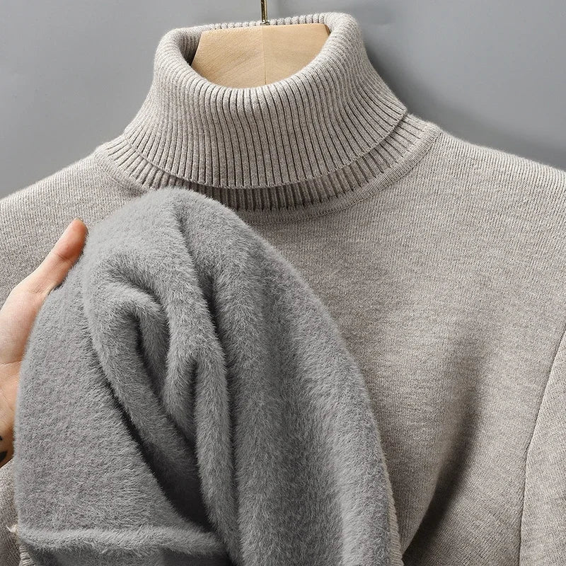 Classic Roll Neck Knit Jumper