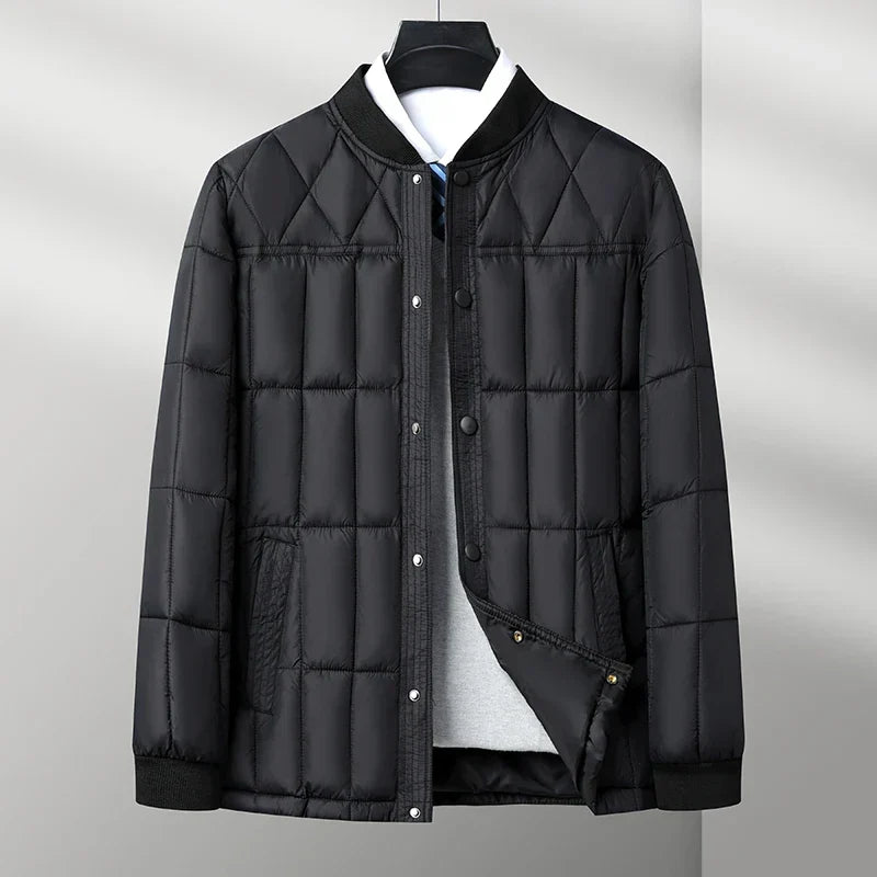 Button-Up Cotton Down Puffer Jacket