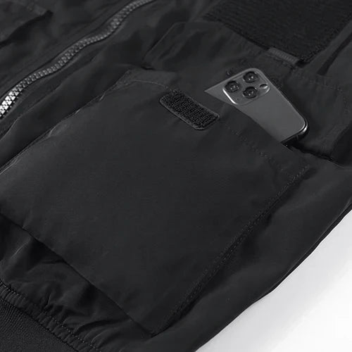 Multi-Pocket Cotton-Lined Field Jacket