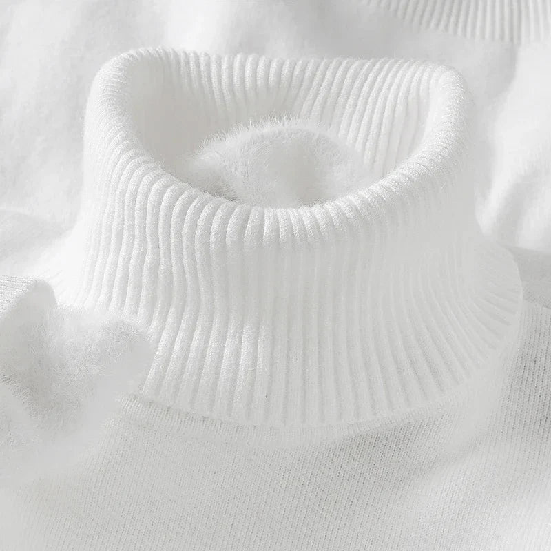 Classic Roll Neck Knit Jumper