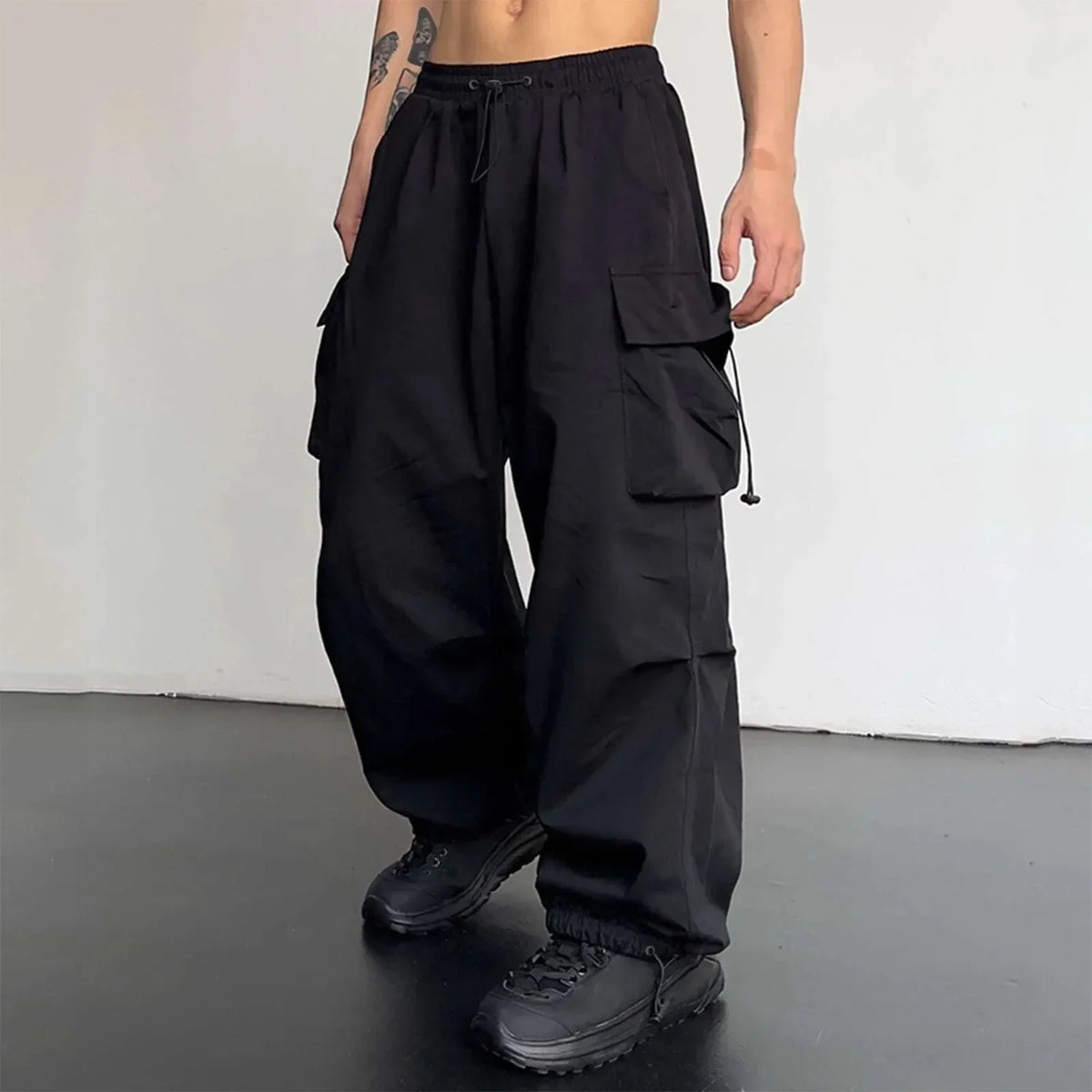 Multi-Pocket Street Cargo Trousers