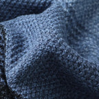 Full Zip Gradient Wool Sweater