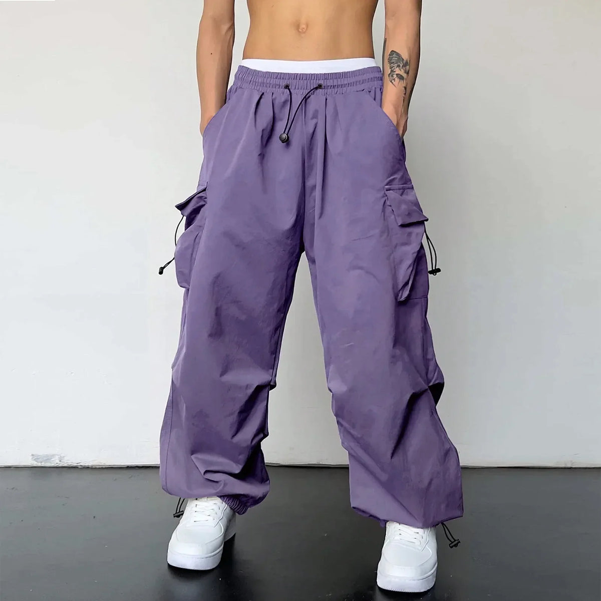 Multi-Pocket Street Cargo Trousers