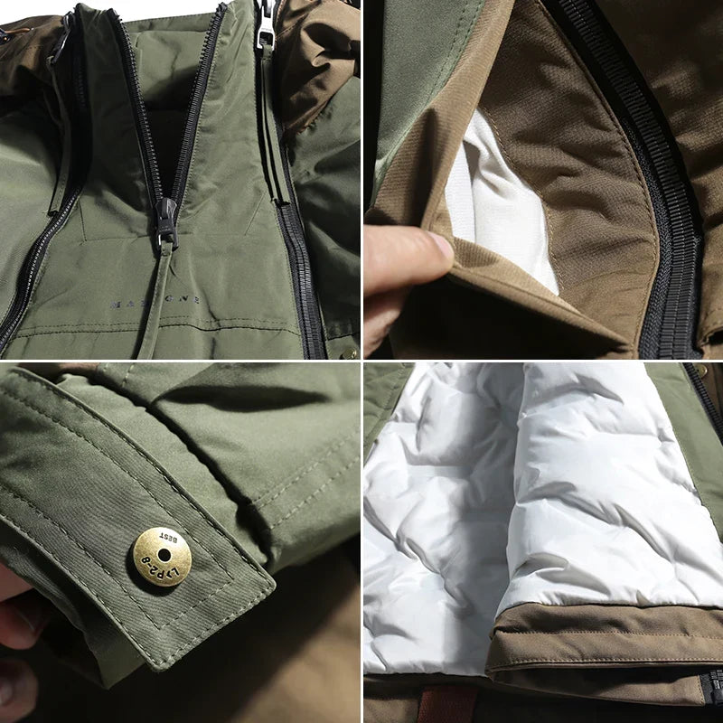 Dual-Zip Color Block Track Jacket