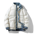 90% Down Filled Denim Puffer Jacket
