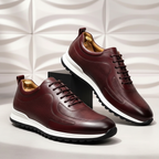Full-Grain Leather Comfort Sneakers