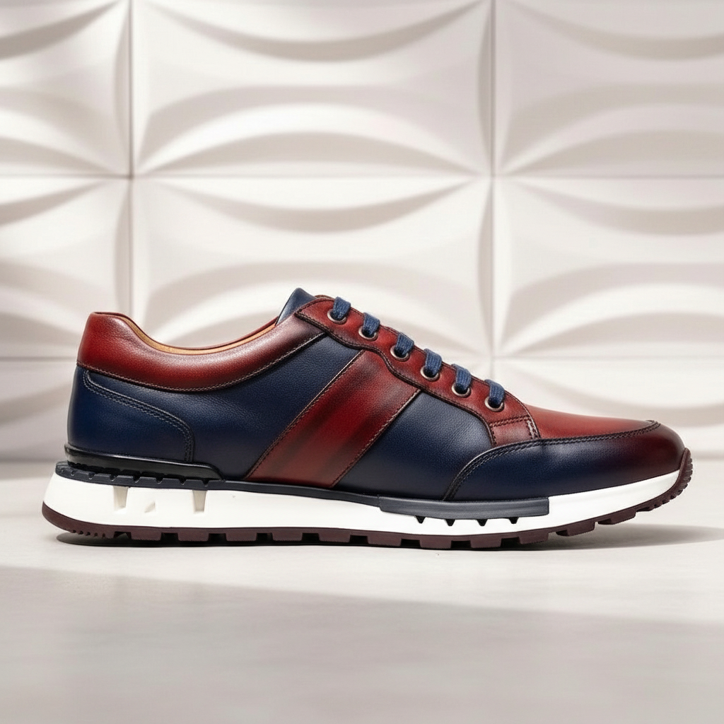 Full-Grain Leather Sneakers