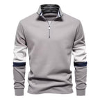 Quarter-Zip Cotton Sweater