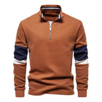 Quarter-Zip Cotton Sweater