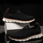 Knit Mesh Slip-On Sneakers